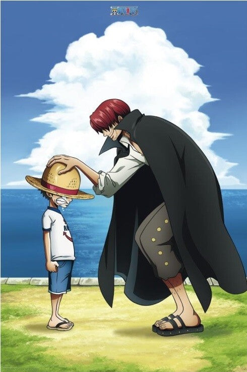 One Piece - Shanks & Luffy Poster, Plakat, 61 × 91.5 cm