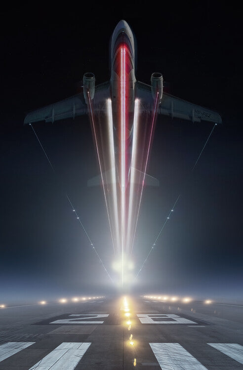 Leinwand Poster, Bilder Take Off, Marcel Egger, 60 × 90 cm