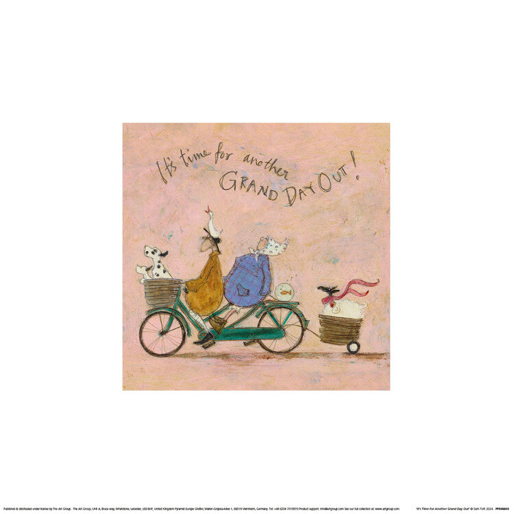 Kunstdruck Sam Toft - It's time For Another Grand Dayl, 30 × 30 cm