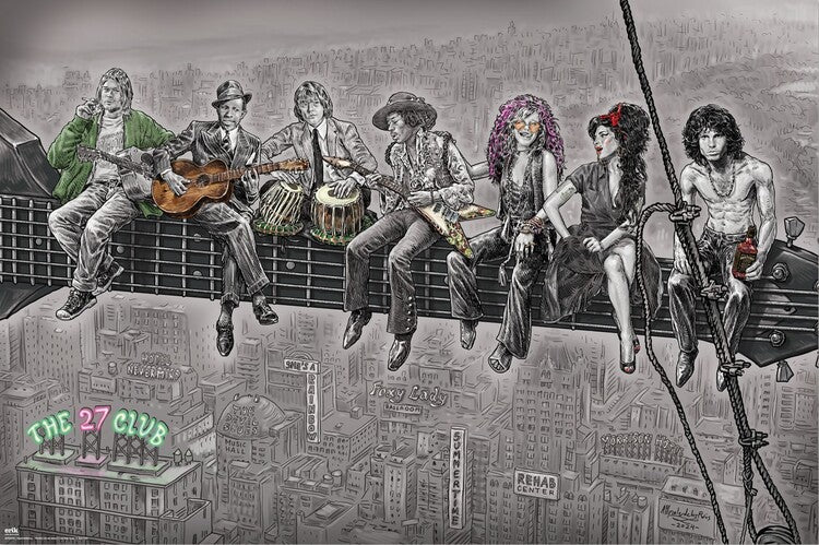 The 27 Club Poster, Plakat, 91.5 × 61 cm