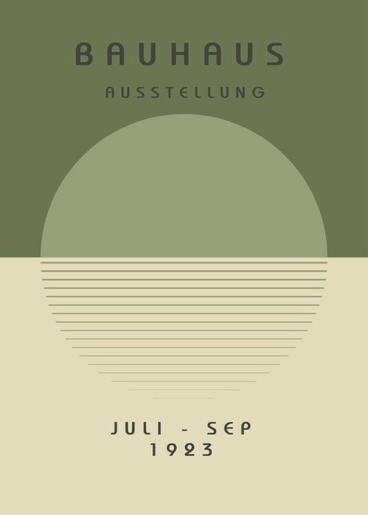 Leinwand Poster, Bilder Bauhaus Juli Sep 1923, 65 × 90 cm