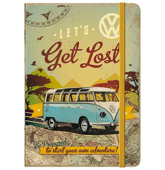 Notizbuch VW Bulli Let's Get Lost, A5
