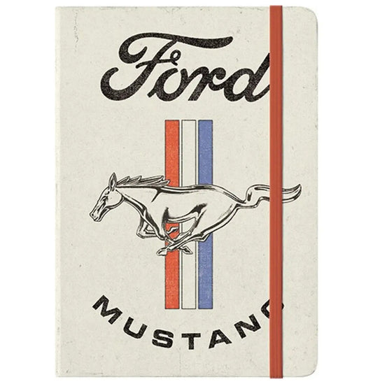 Notizbuch Ford Mustang - Horse & Stripes, A5