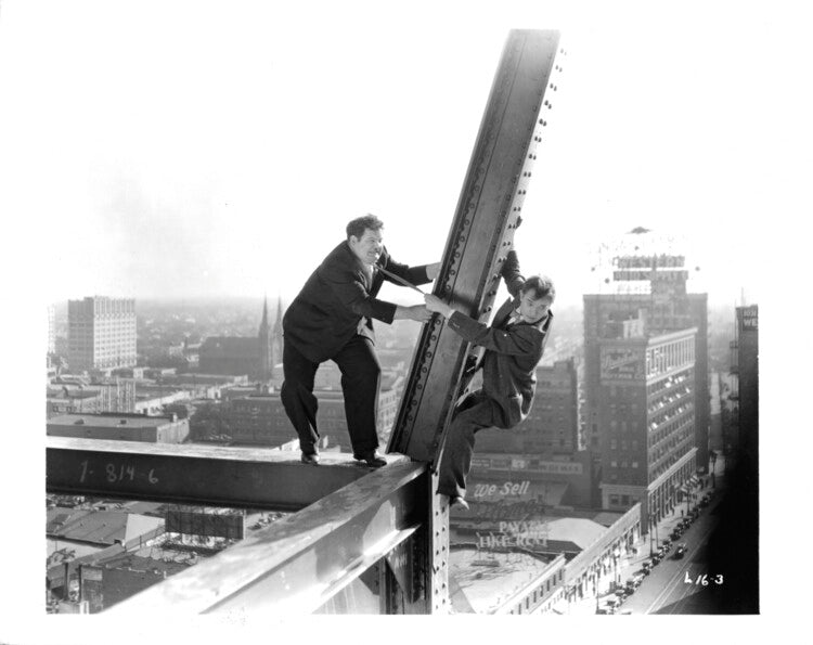 Leinwand Poster, Bilder Oliver Hardy And Stan Laurel In 'Liberty', Archive Photos, 90 × 70 cm