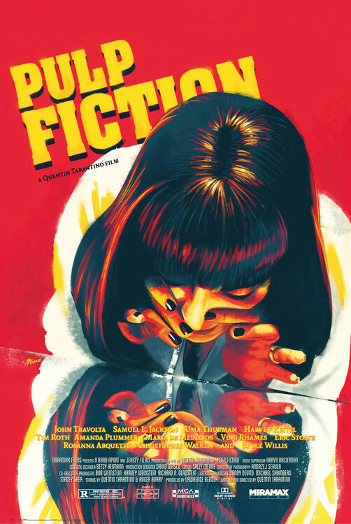 Pulp Fiction Poster, Plakat, 61 × 91.5 cm