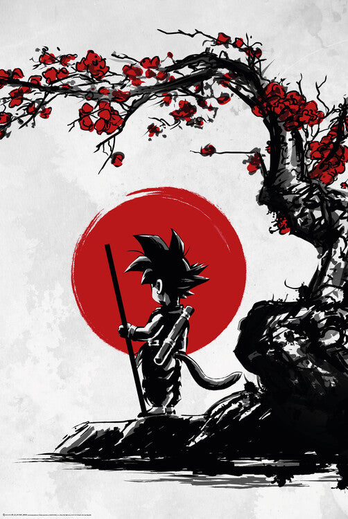 Saiyan under the sun Poster, Plakat, 61 × 91.5 cm