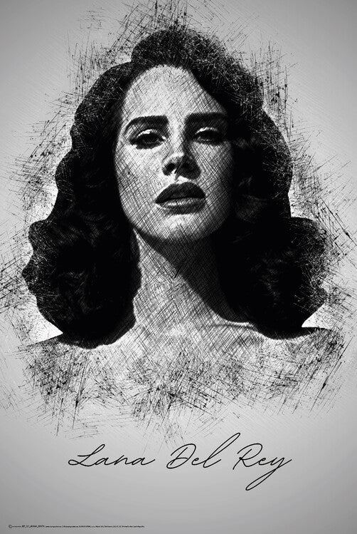 Lana Del Rey Poster, Plakat, 40 × 60 cm
