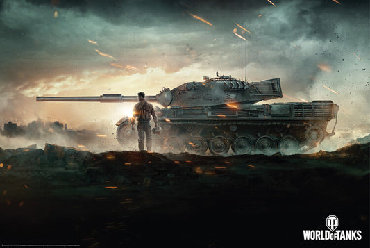 World of Tanks - Man and Machine Poster, Plakat, 91.5 × 61 cm