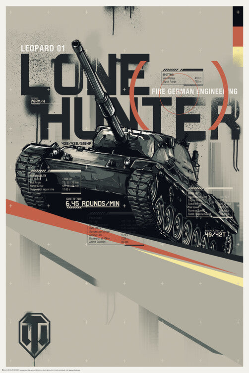 World of Tanks - German Engineering Poster, Plakat, 61 × 91.5 cm