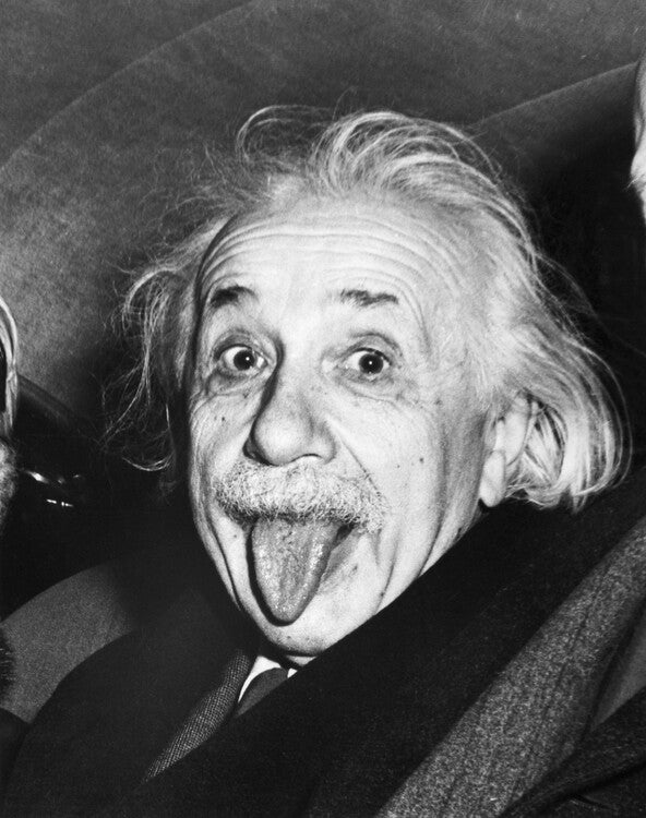 Leinwand Poster, Bilder Albert Einstein Sticking Out His Tongue, Bettmann, 70 × 90 cm