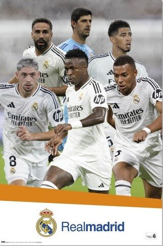 Real Madrid - 2024/2025 Group Poster, Plakat, 61 × 91.5 cm