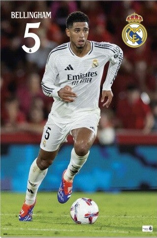 Real Madrid - 2024/2025 Bellingham Poster, Plakat, 61 × 91.5 cm