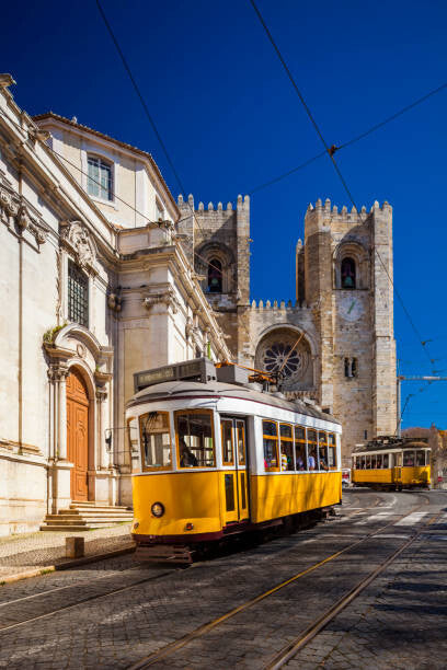 Leinwand Poster, Bilder Lisbon trams, Jorg Greuel, 60 × 90 cm