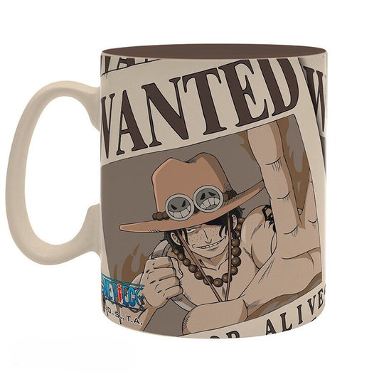 Tasse One Piece - Wanted Ace, 0,46 l