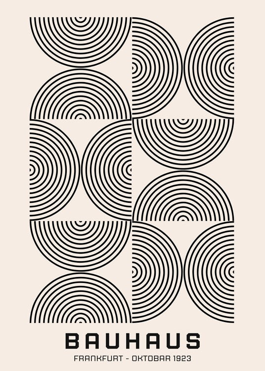 Leinwand Poster, Bilder Bauhaus Print 13, 65 × 90 cm