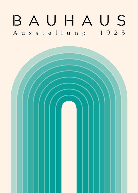 Leinwand Poster, Bilder Bauhaus Print 14, 65 × 90 cm