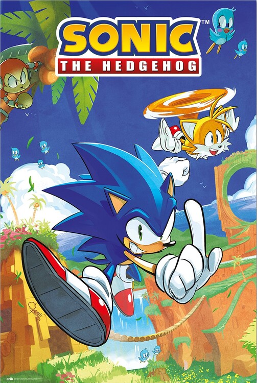 Sonic the Hedgegog - Sonic & Tails Poster, Plakat, 61 × 91.5 cm