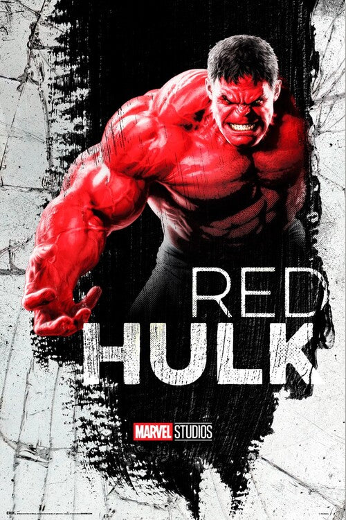 Captain America: Brave New World - Red Hulk Poster, Plakat, 61 × 91.5 cm