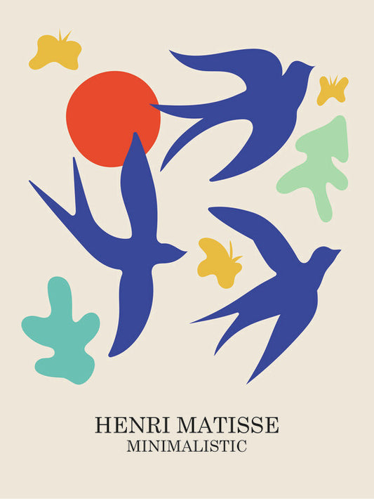 Leinwand Poster, Bilder Matisse Style 17, 60 × 80 cm