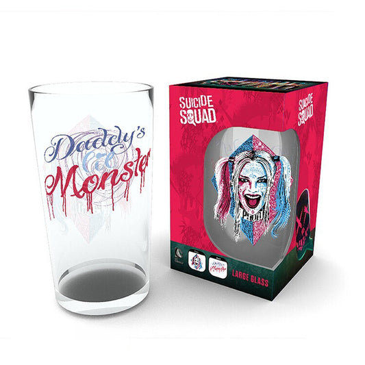 Glas Suicide Squad - Harley Quinn Face, 0,4 l