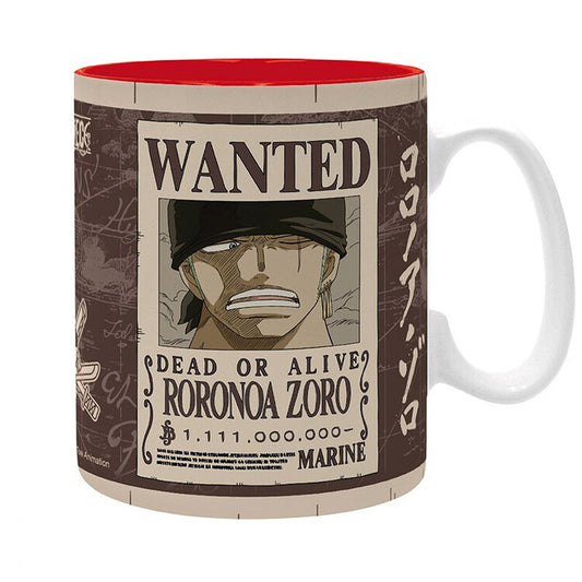 Tasse One Piece - Zoro Wanted, 0,46 l