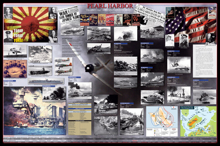 Pearl Harbour Poster, Plakat, 91.5 × 61 cm