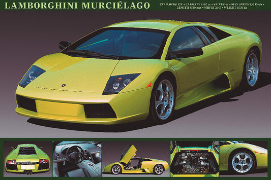 Lamborghini Murcielago Poster, Plakat, 91.5 × 61 cm