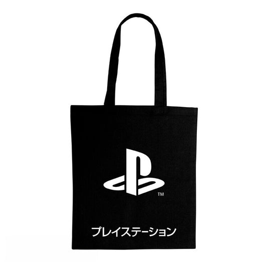Tasche Playstation  - Black Katakana, 100% Baumwolle
