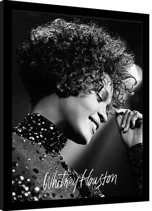 Whitney Houston - Photo Gerahmte Poster, Bilder, 34.3 x 44.5 cm