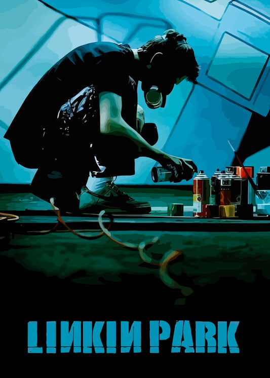 Leinwand Poster, Bilder Linkin Park, 65 × 90 cm
