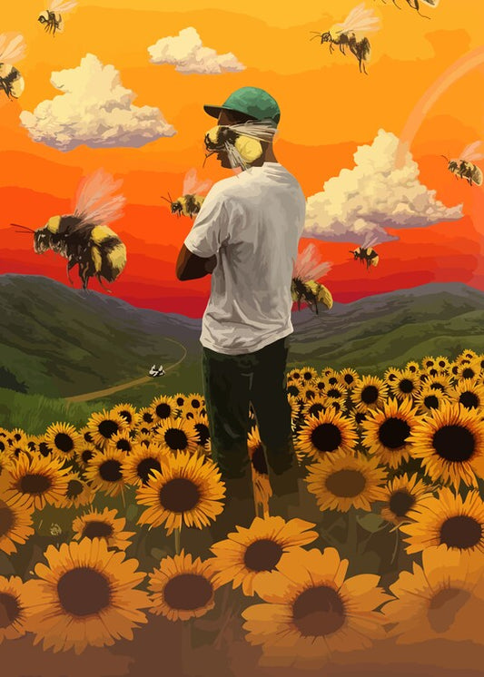 Leinwand Poster, Bilder Tyler The Creator, 65 × 90 cm