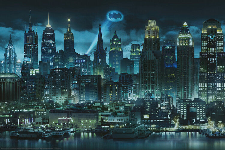 Batman - Night City Poster, Plakat, 91.5 × 61 cm