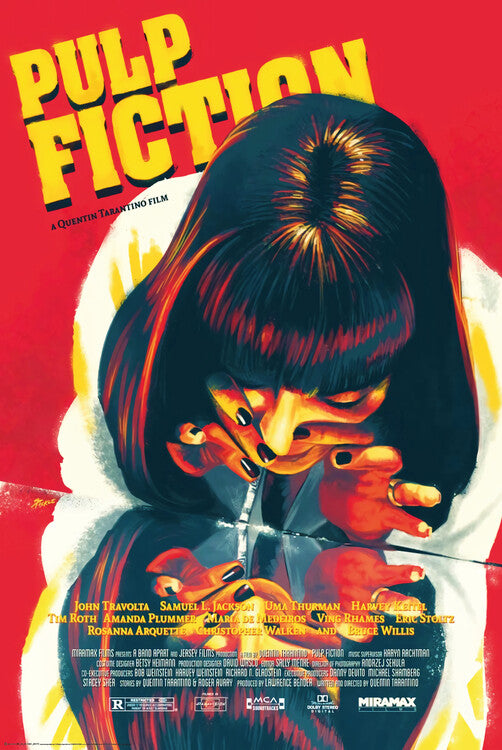 Pulp Fiction Poster, Plakat, 61 × 91.5 cm