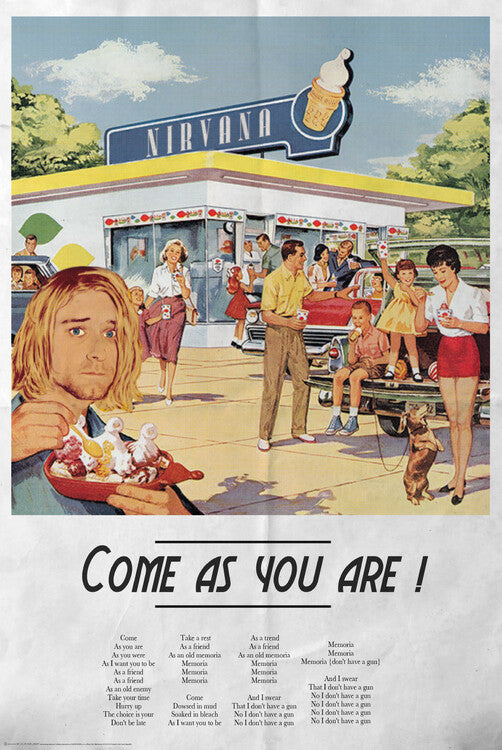 Kurt Cobain Poster, Plakat, 61 × 91.5 cm