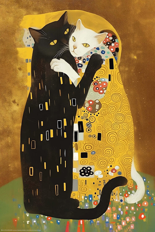 Kitty Klimt Poster, Plakat, 61 × 91.5 cm