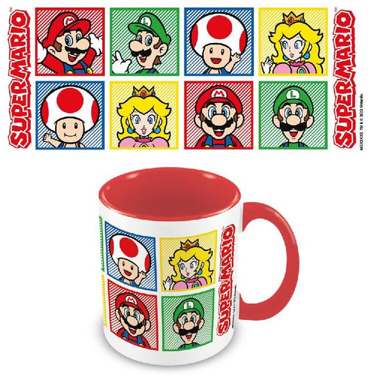 Tasse Super Mario - Red Coloured Inner, 0,315 l