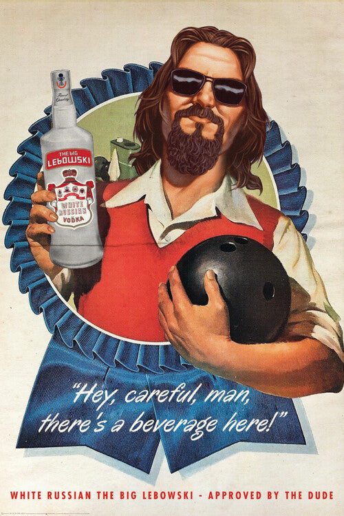 The Big Lebowski Poster, Plakat, 61 × 91.5 cm