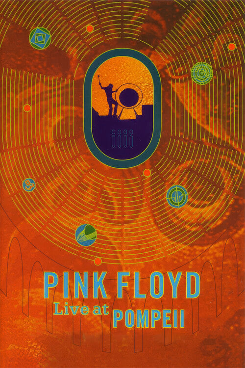 Pink Floyd Live at Pompeii (1972) Poster, Plakat, 26.7 × 40 cm