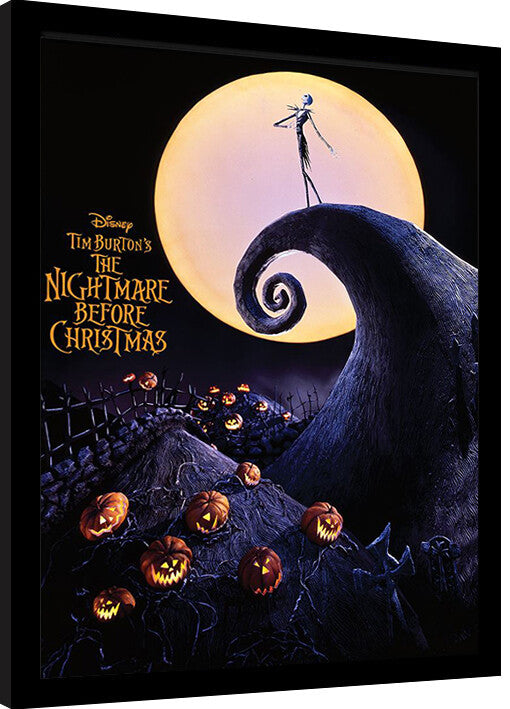 Nightmare Before Christmas - Poster Art Gerahmte Poster, Bilder, 34.3 x 44.5 cm