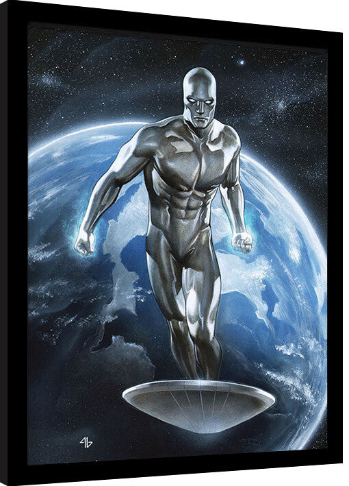 Marvel Classic - Silver Surfer Gerahmte Poster, Bilder, 34.3 x 44.5 cm