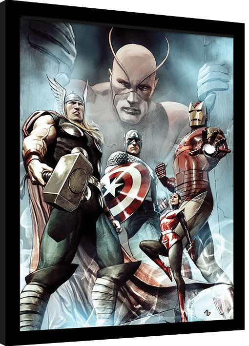 Marvel Classic - Captain America: Hail Hydra Vol 1 Gerahmte Poster, Bilder, 34.3 x 44.5 cm