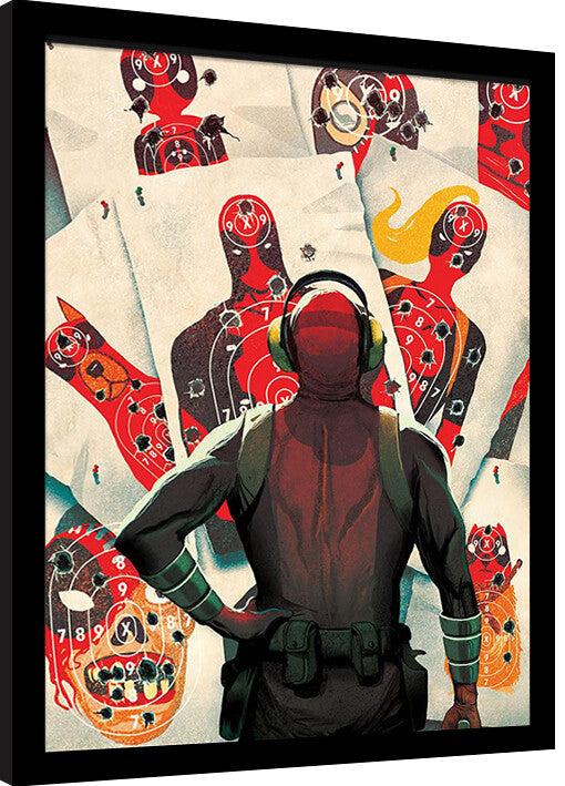 Deadpool - Shooter Gerahmte Poster, Bilder, 34.3 x 44.5 cm