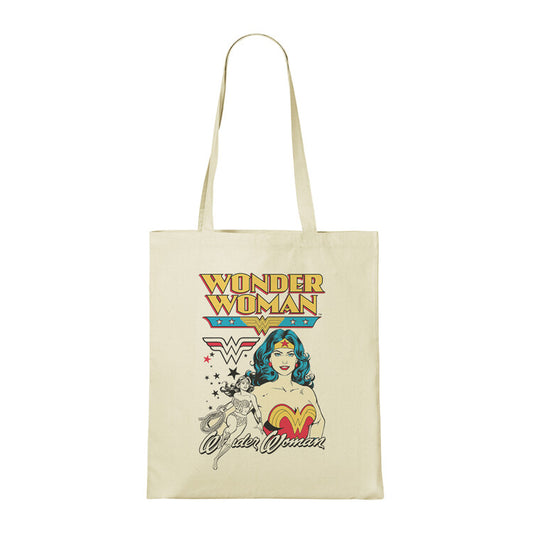 Tasche Wonder Woman - Retro, 100% Baumwolle