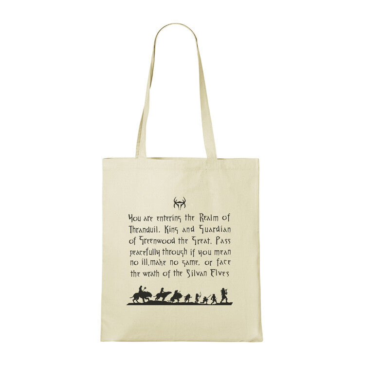 Tasche Hobbit - Entering The Realm, 100% Baumwolle