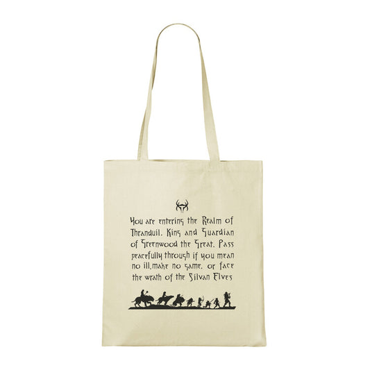 Tasche Hobbit - Entering The Realm, 100% Baumwolle