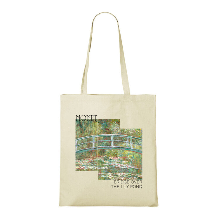 Tasche Claude Monet - Bridge Over the Lily Pond, 100% Baumwolle