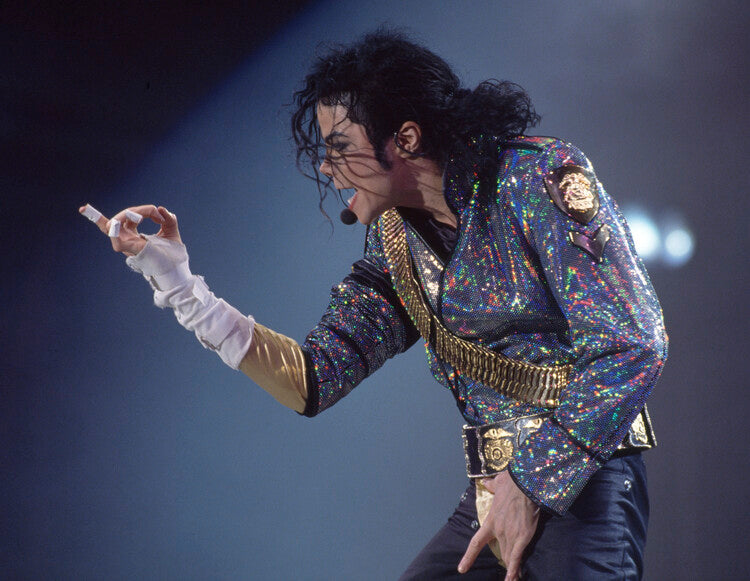 Leinwand Poster, Bilder Michael Jackson in Concert at Wembley Stadium, Jim Steele/Popperfoto, 90 × 70 cm