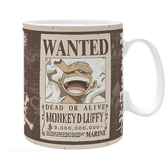 Tasse One Piece - Luffy Wanted, 0,46 l
