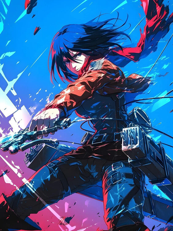 Leinwand Poster, Bilder Mikasa, 60 × 80 cm