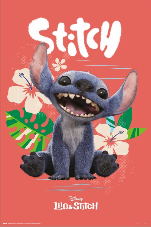 Lilo & Stitch - Stitch Live Action Poster, Plakat, 61 × 91.5 cm